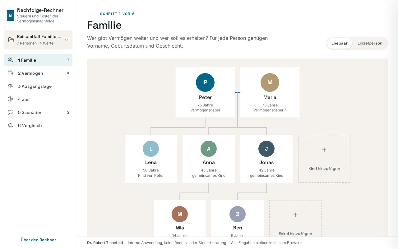 Preview of Nachfolge Rechner