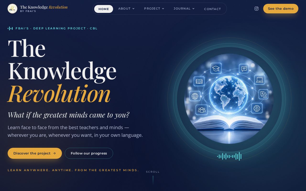 Preview of Knowledge Revolution Site