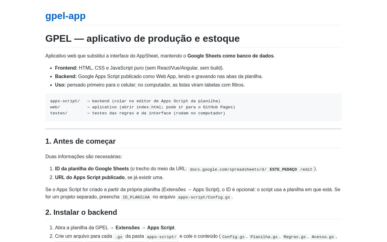 Preview of Gpel App