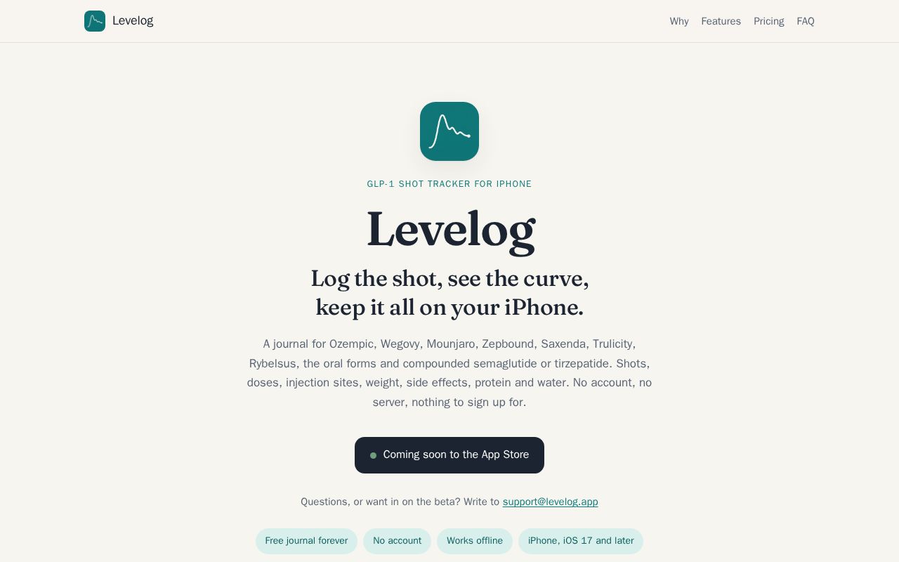 Preview of Levelog Site