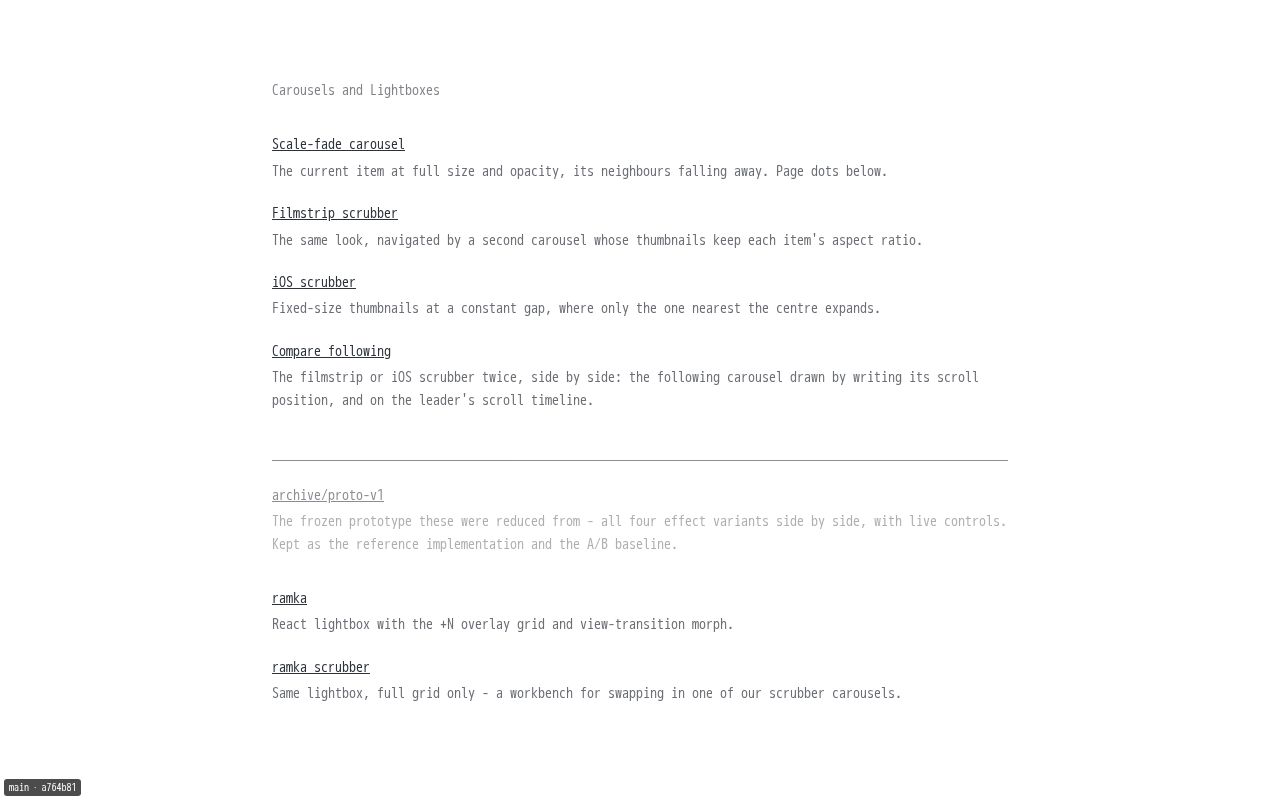 Preview of Carousels And Lightboxes