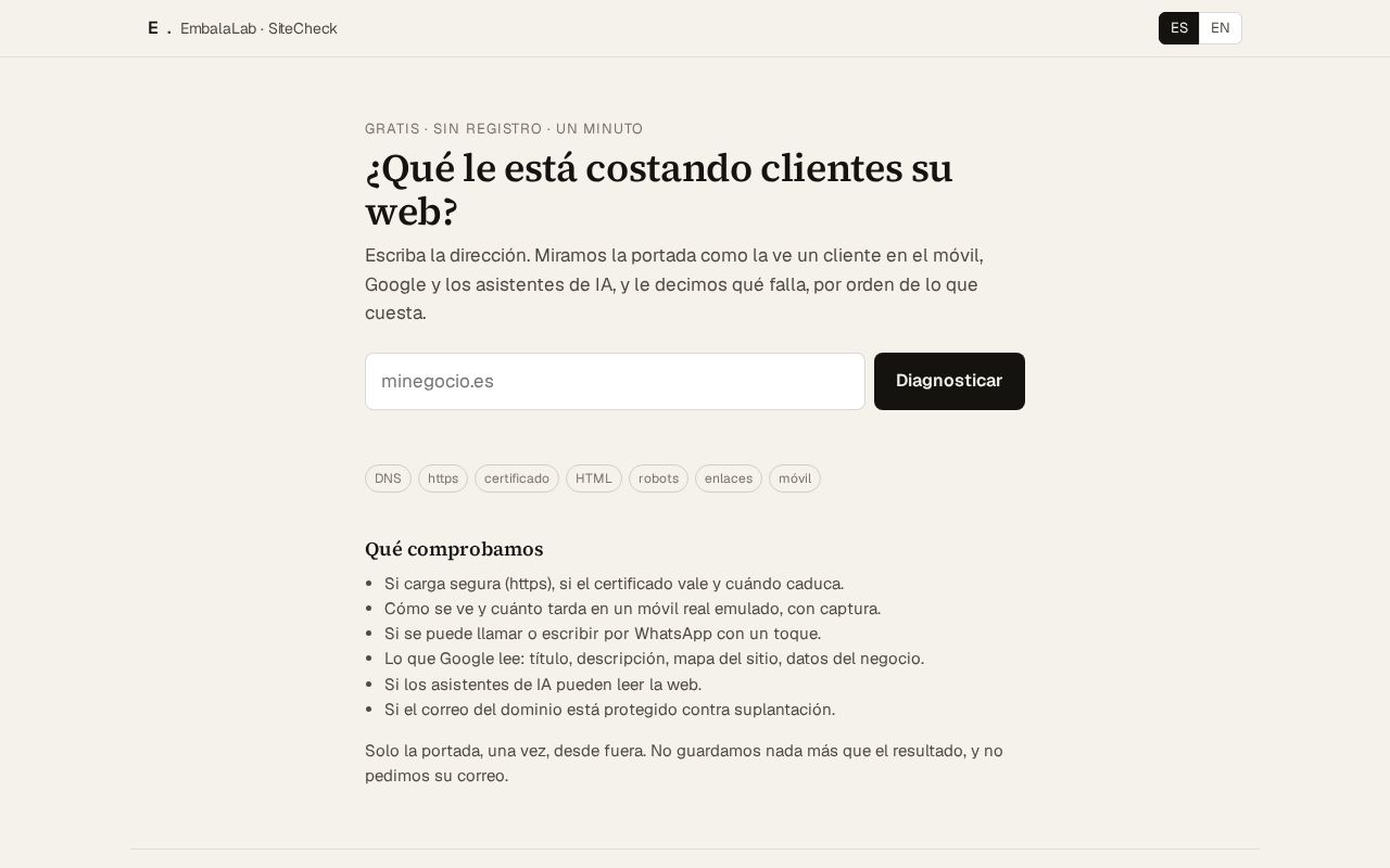 Preview of Sitecheck