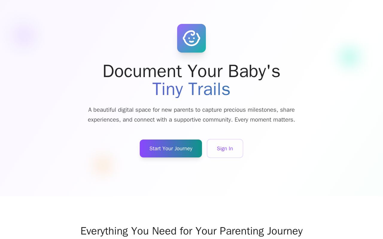 Preview of Tiny Trails