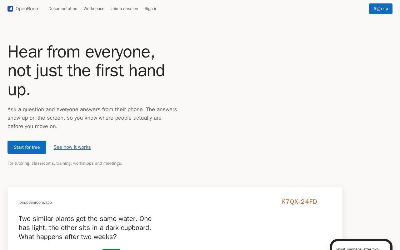 Preview of Openroom