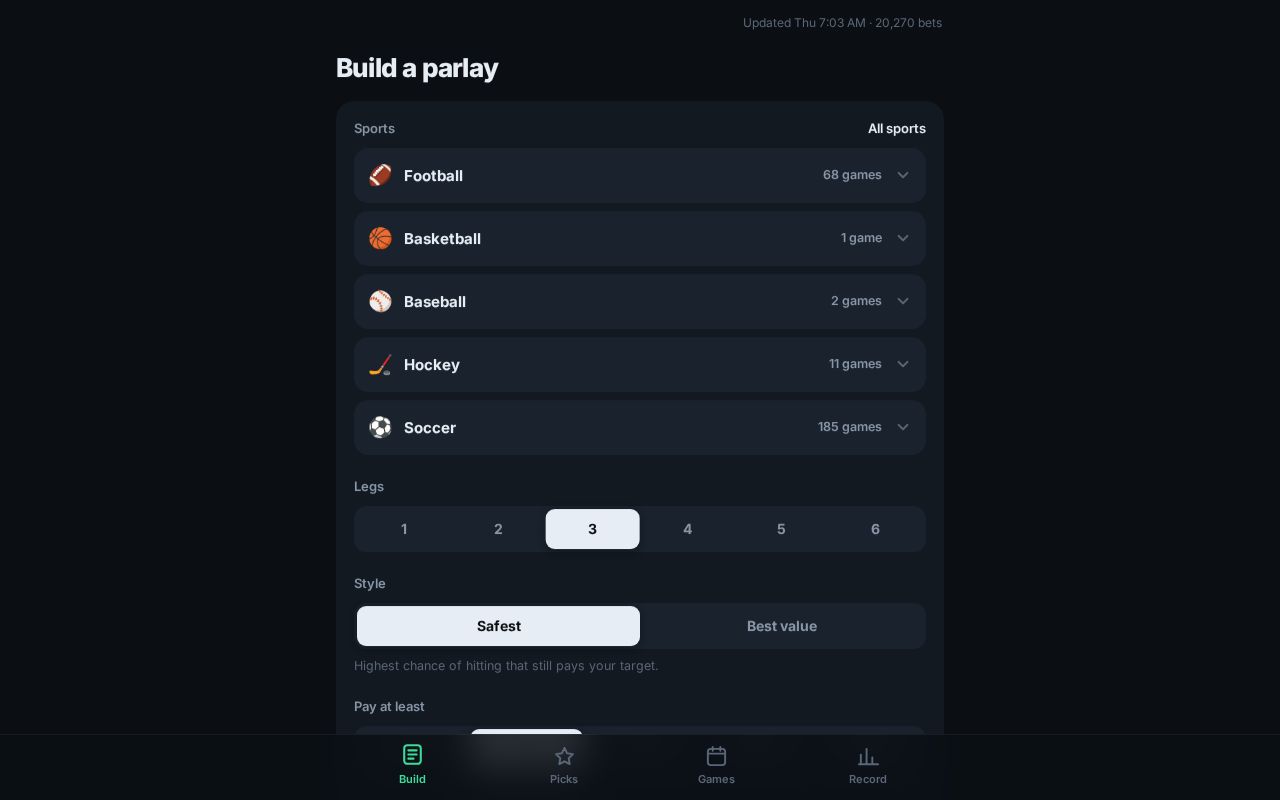 Preview of Parlay Lab