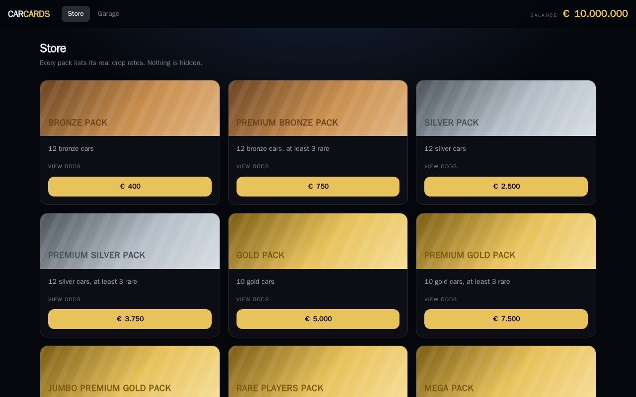 Preview of Car Cards