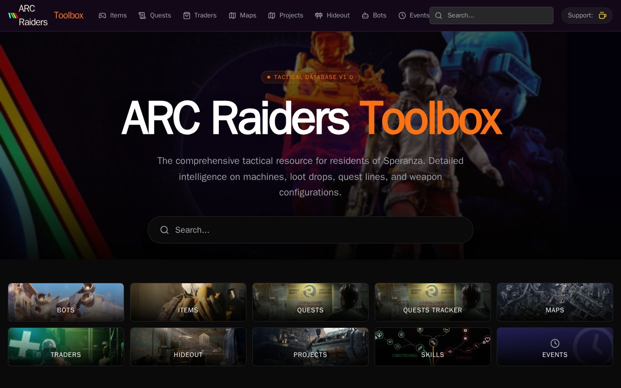 Preview of ARC Raiders Toolbox