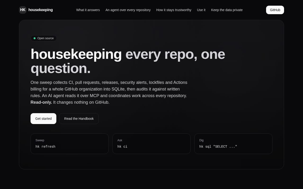 Preview of Housekeeping