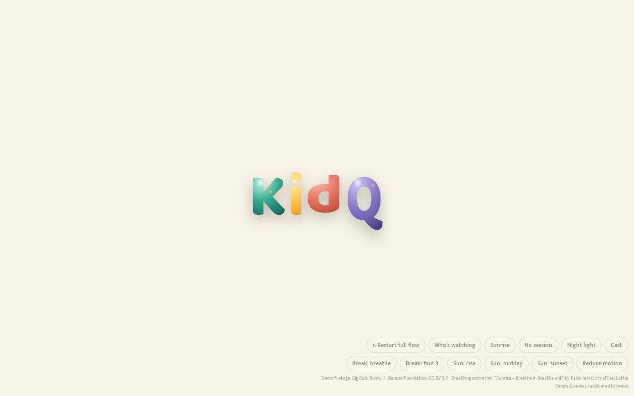 Preview of Kidq Prototype