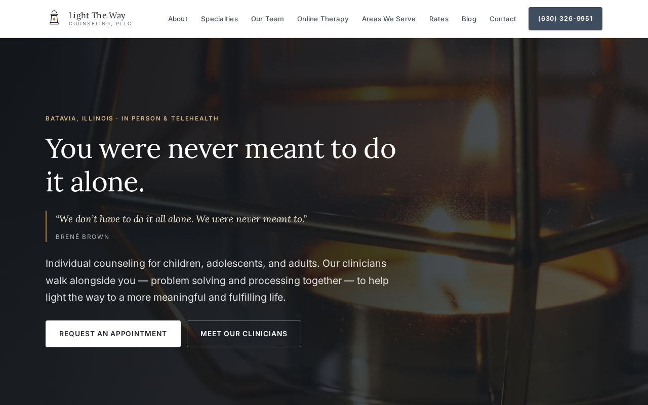 Preview of Lightthewaycounseling Site