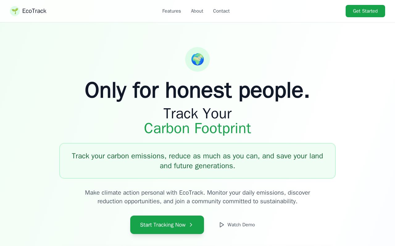 Preview of EcoTrack