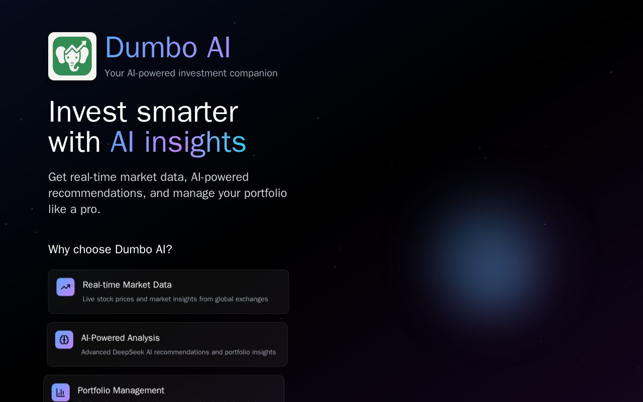Preview of Dumbo AI