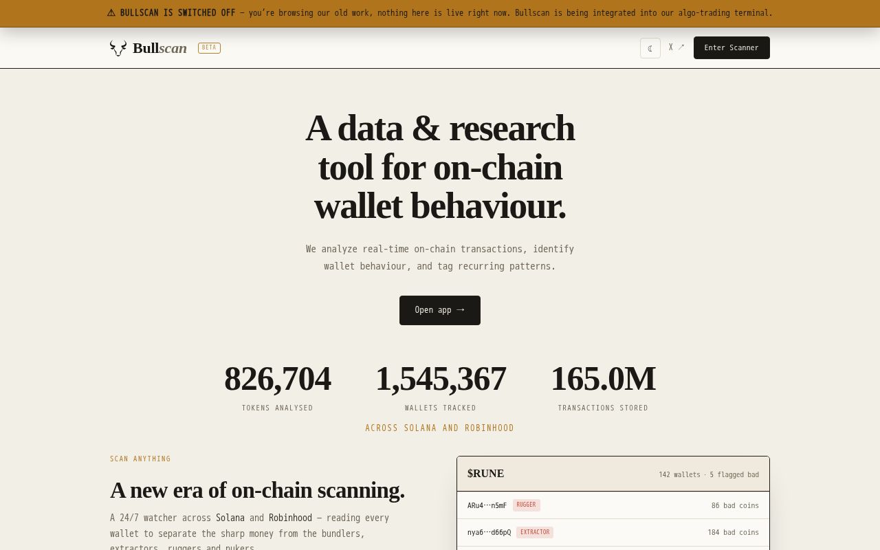 Preview of Bullscan