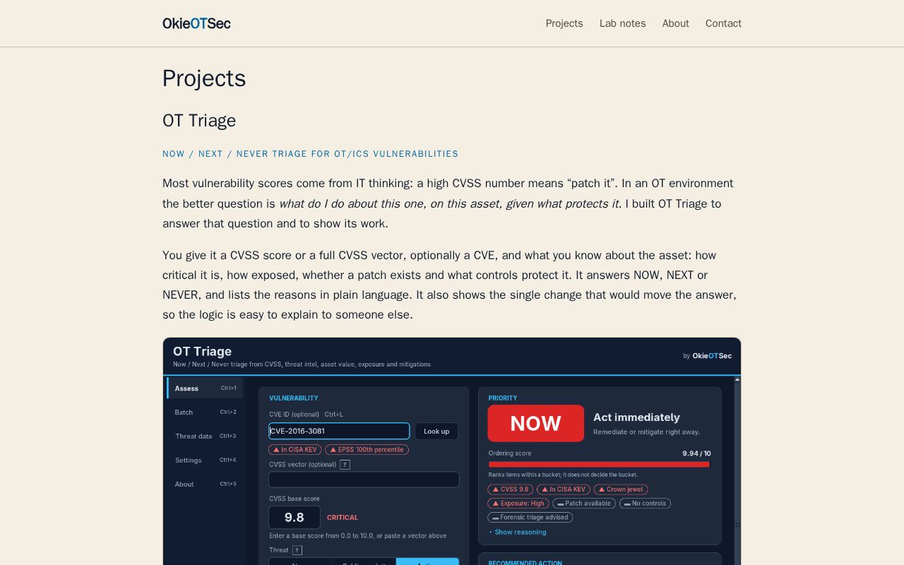 Preview of Ot Triage