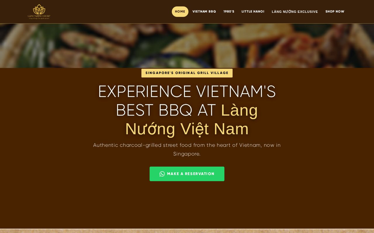 Preview of Langnuong Website