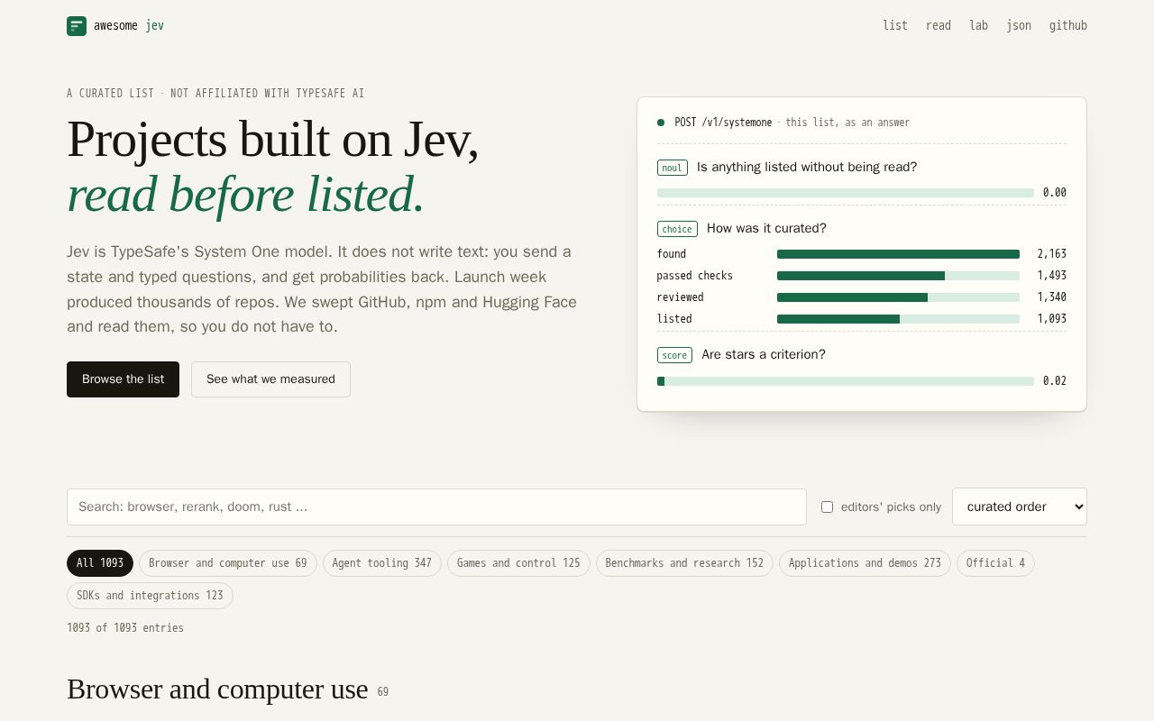 Preview of Awesome Typesafe Jev