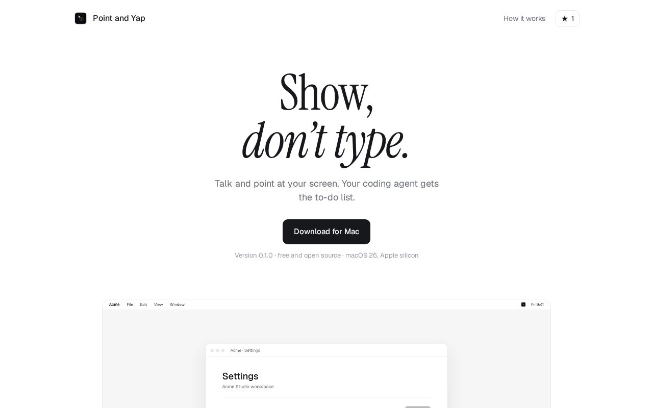 Preview of Pointandyap