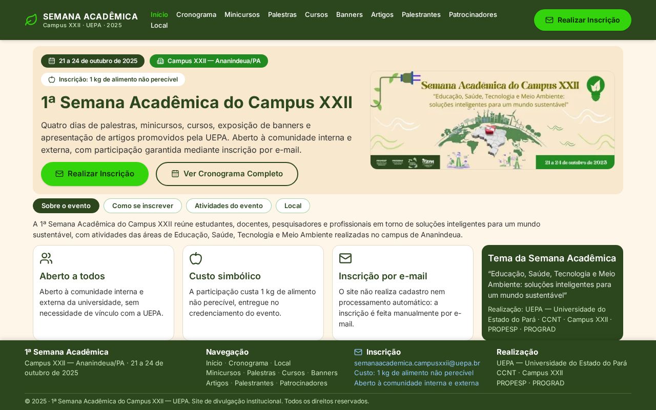 Preview of Semana Academica Campus Xxii