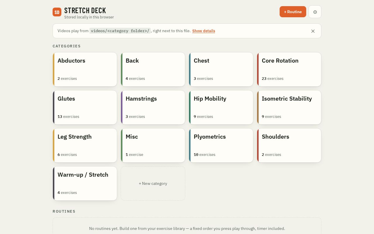 Preview of Stretch Deck