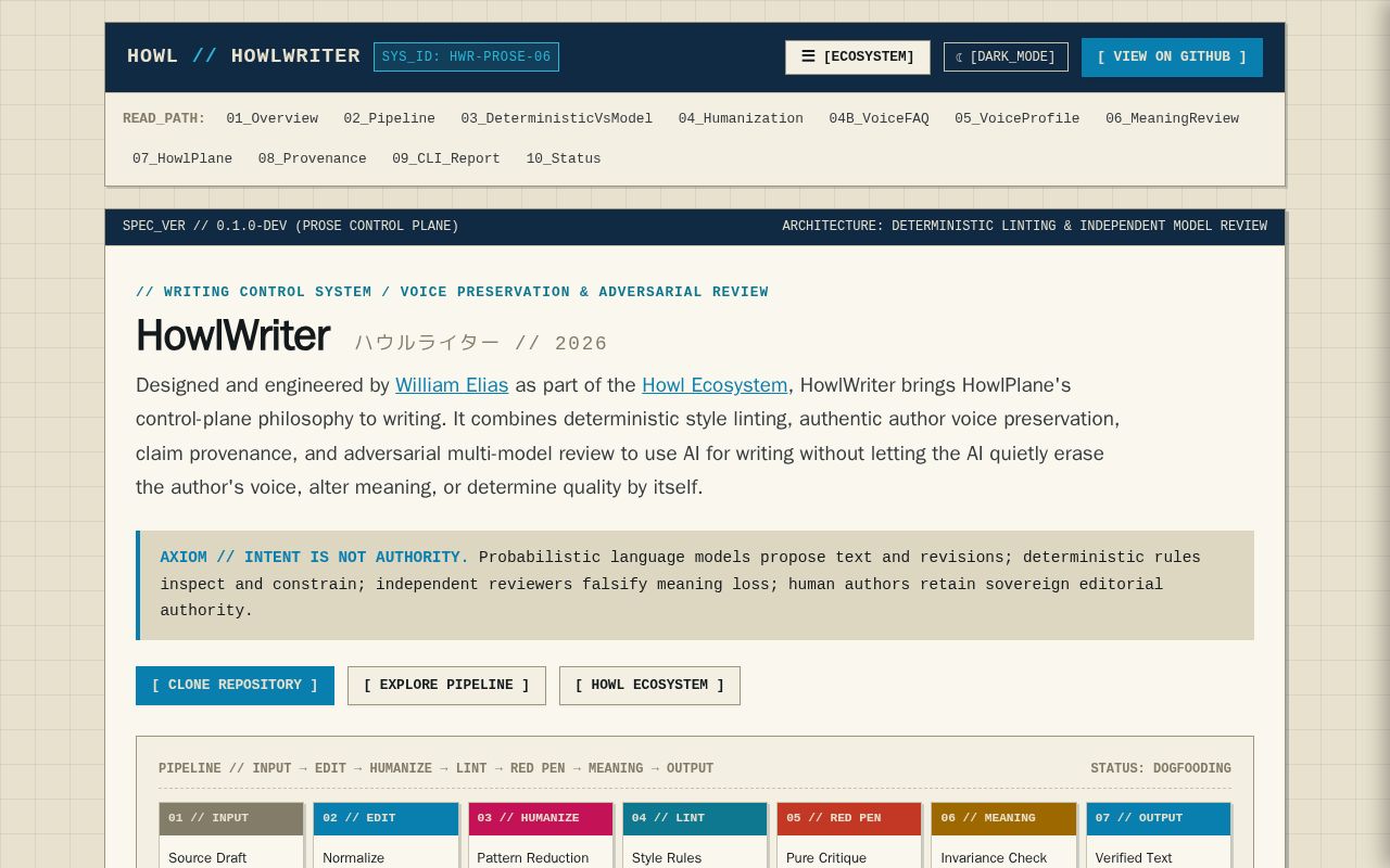 Preview of Howlwriter