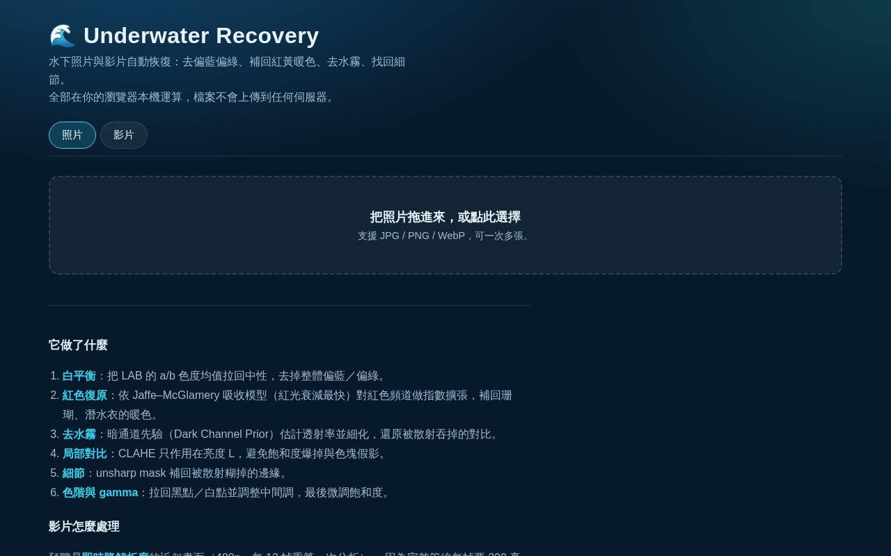Preview of Underwater Recovery