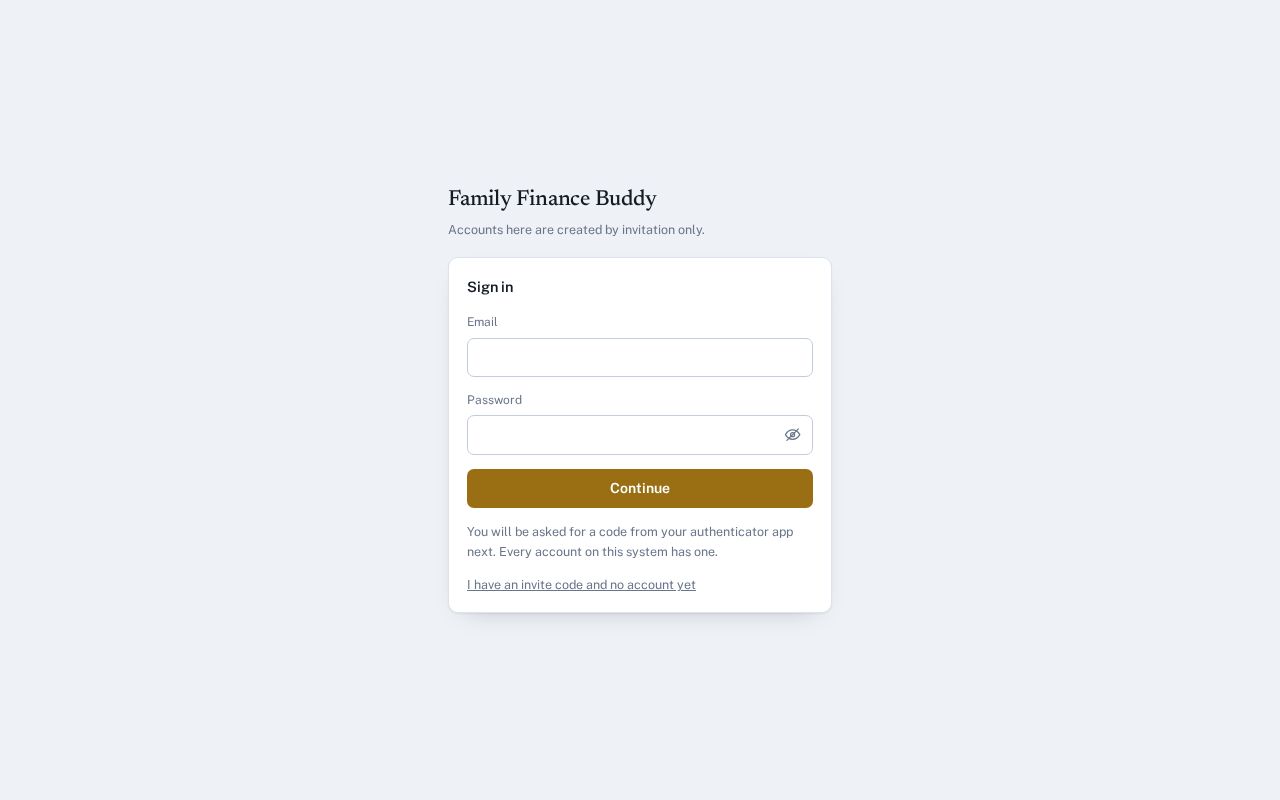 Preview of Family Finance Buddy