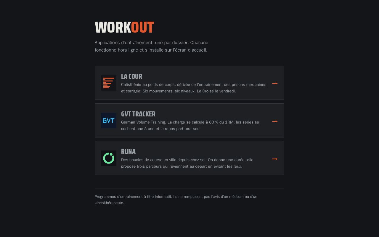Preview of Workout
