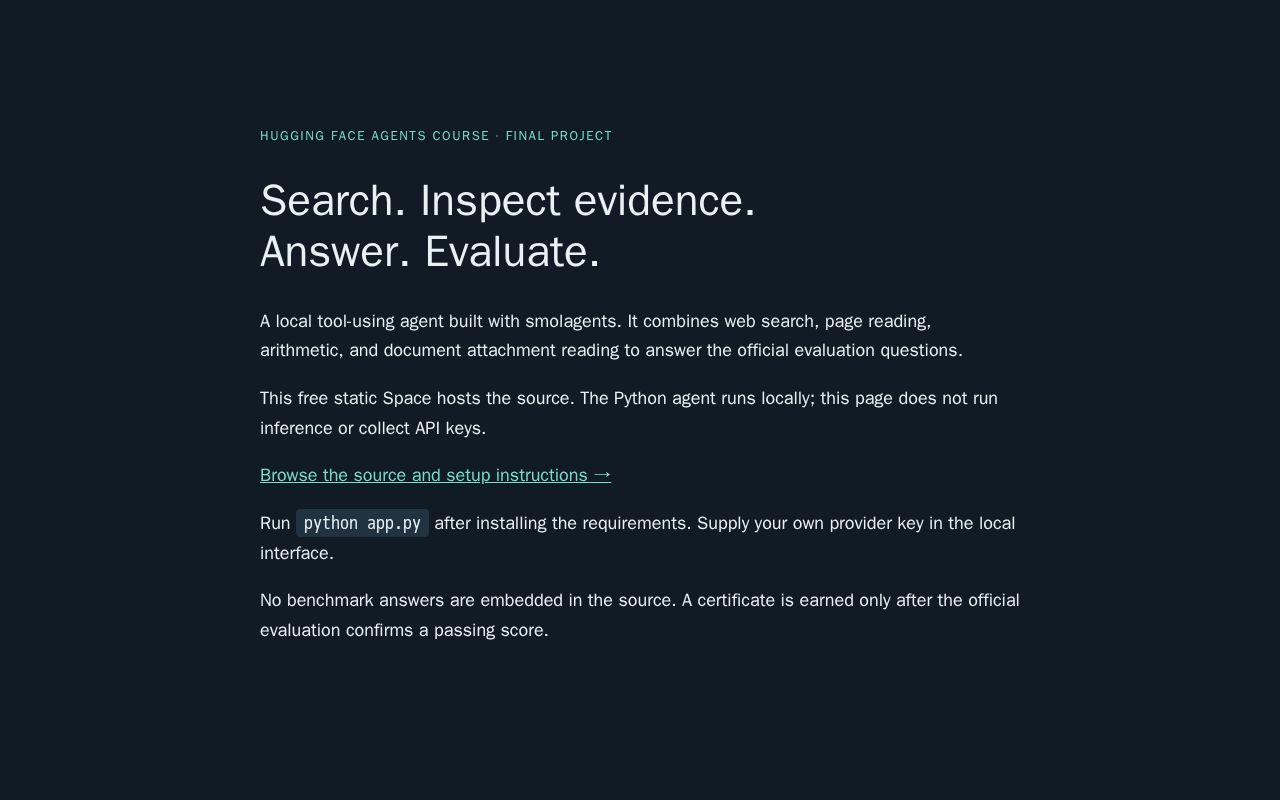 Preview of Agents Course Final Project