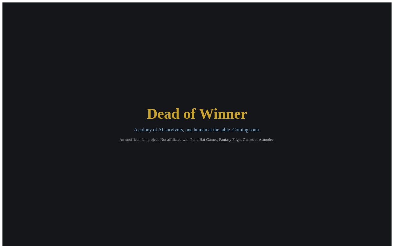 Preview of Dead Of Winner