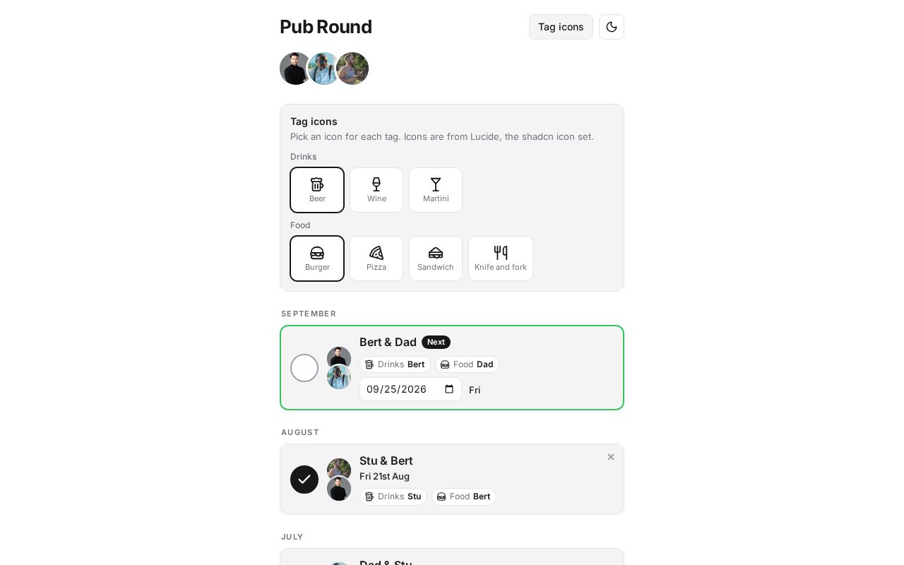 Preview of Pub Round