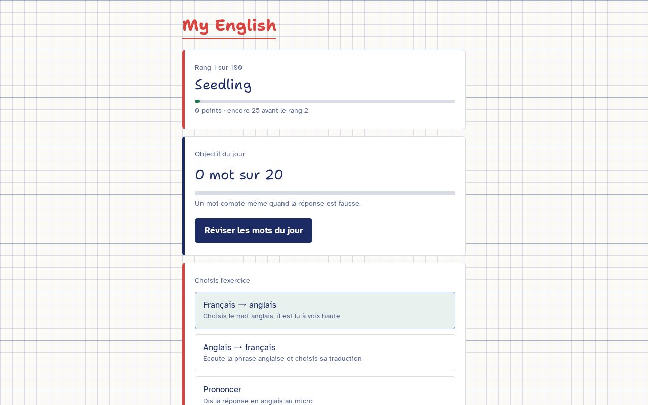 Preview of Anglais 6eme