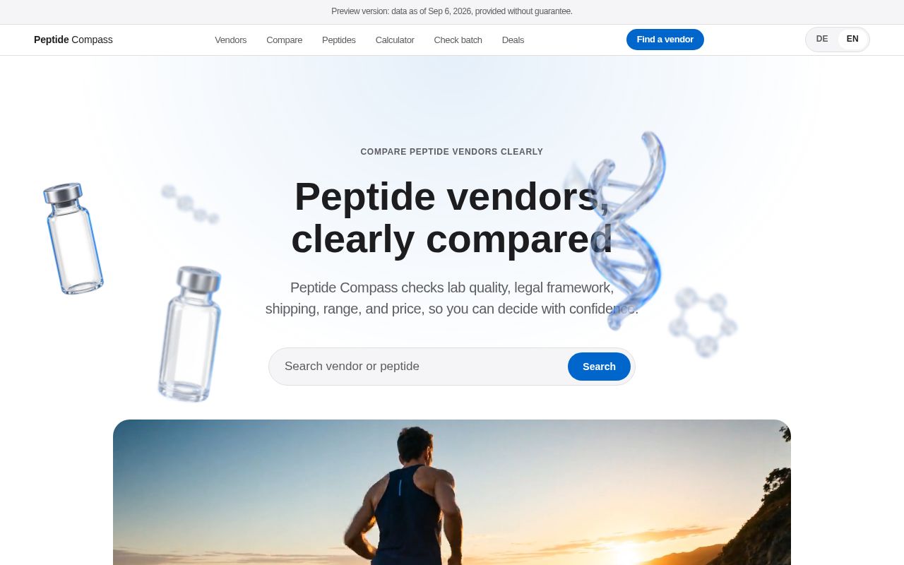 Preview of PeptidKompass Demo (Demo-Daten)