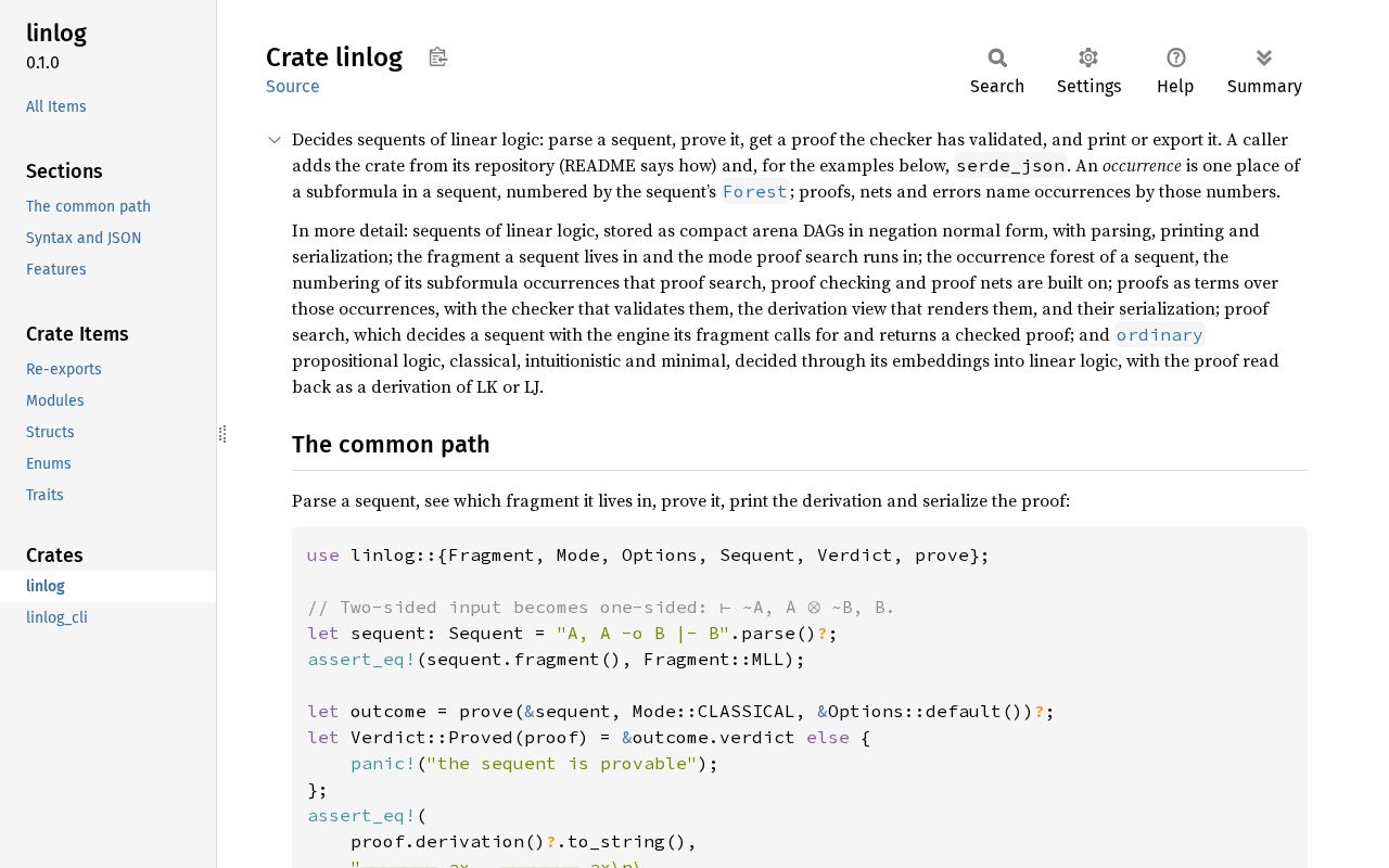 Preview of linlog