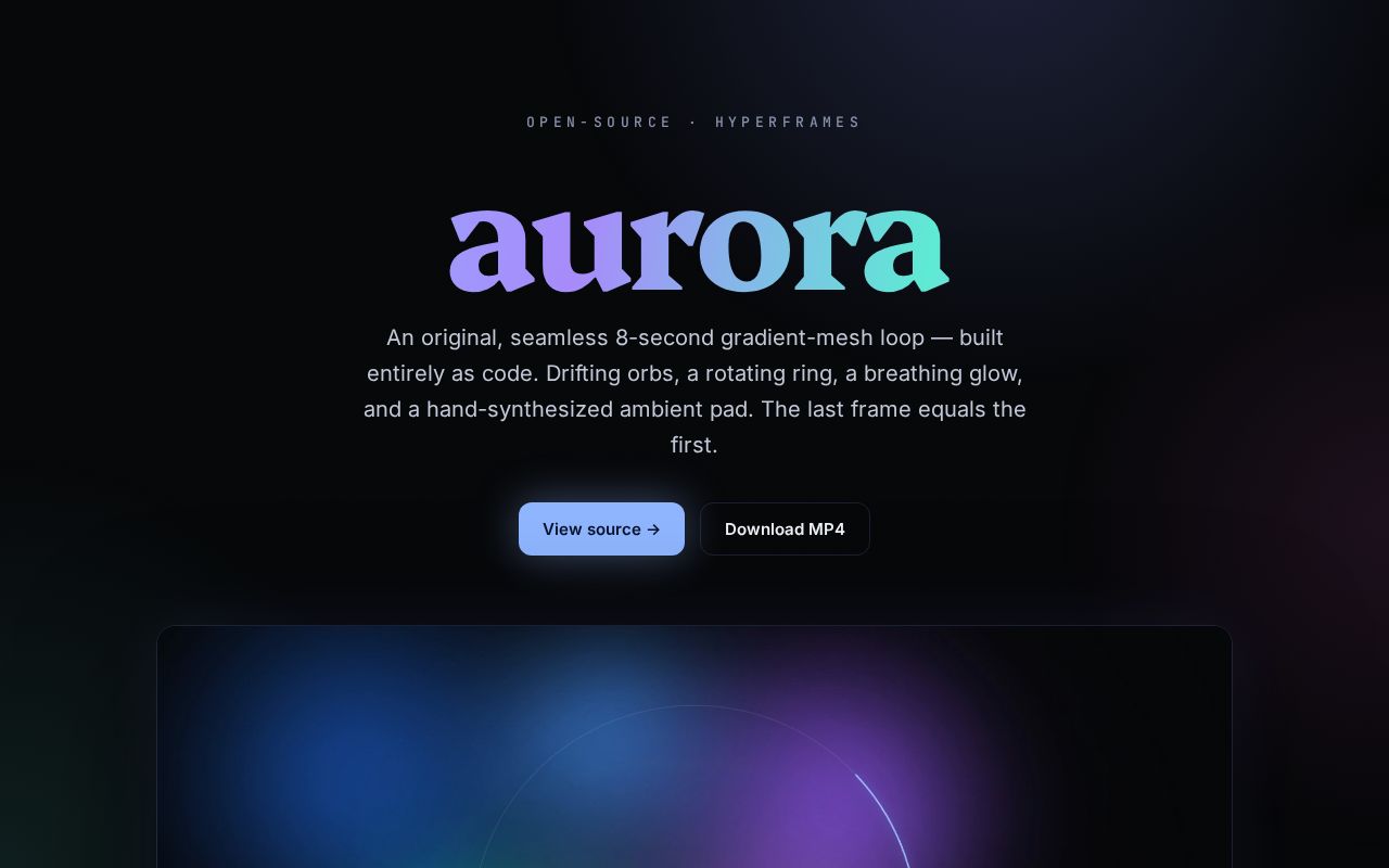 Preview of Aurora Loop