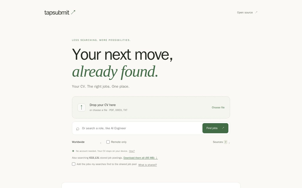 Preview of Tapsubmit