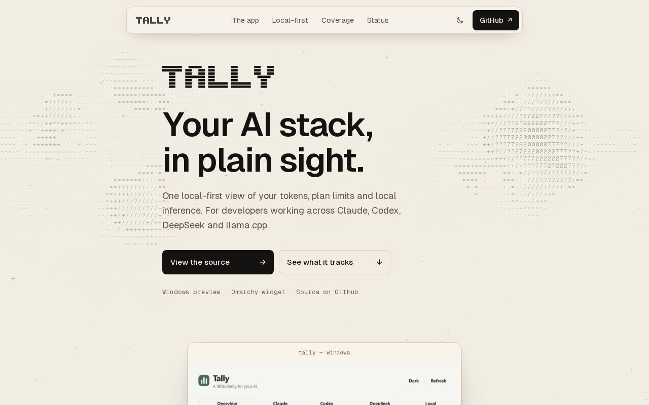 Preview of Tally