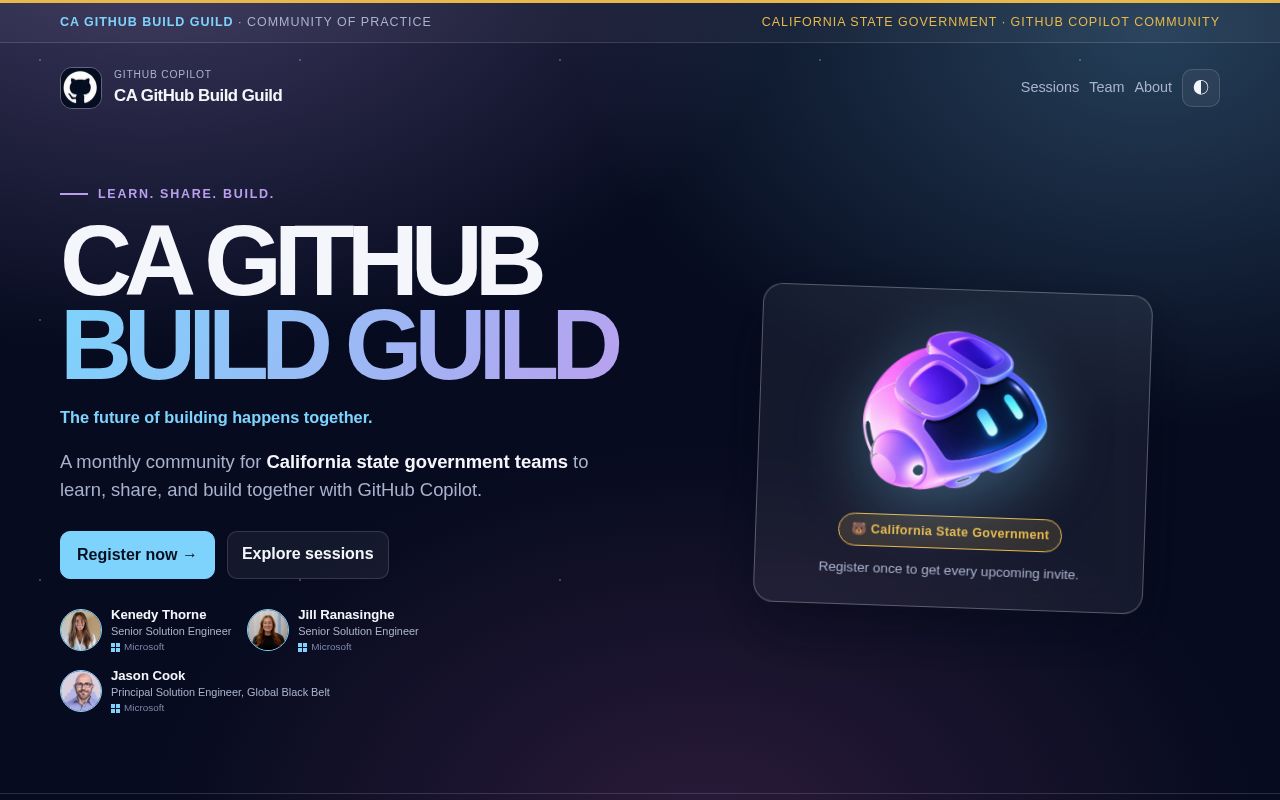 Preview of CAGitHubBuildGuild