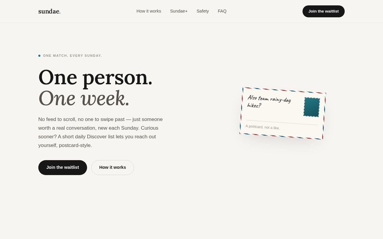 Preview of Sundae Website