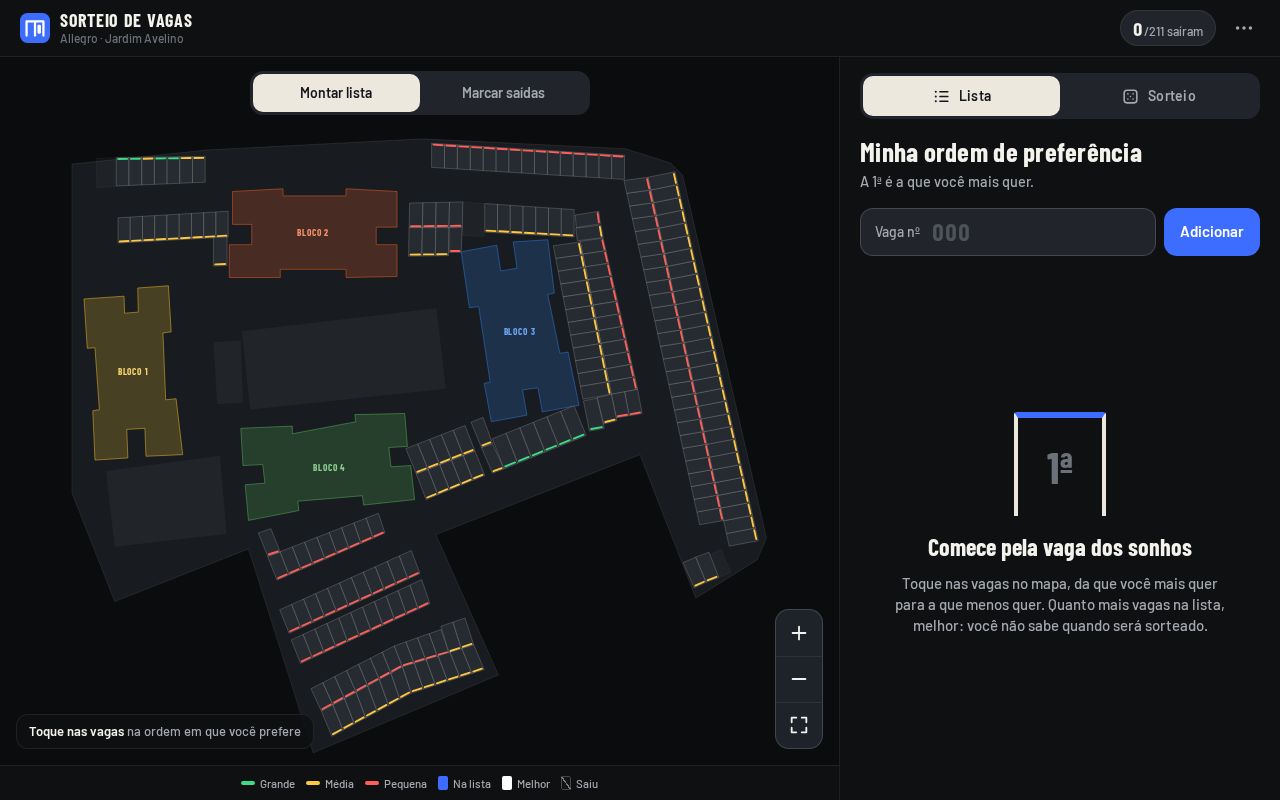 Preview of Sorteio Vagas
