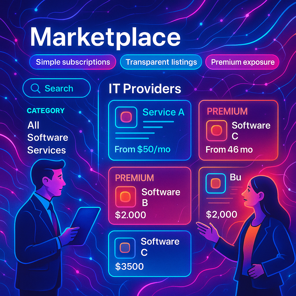 Preview of IT B2B Services Marketplace