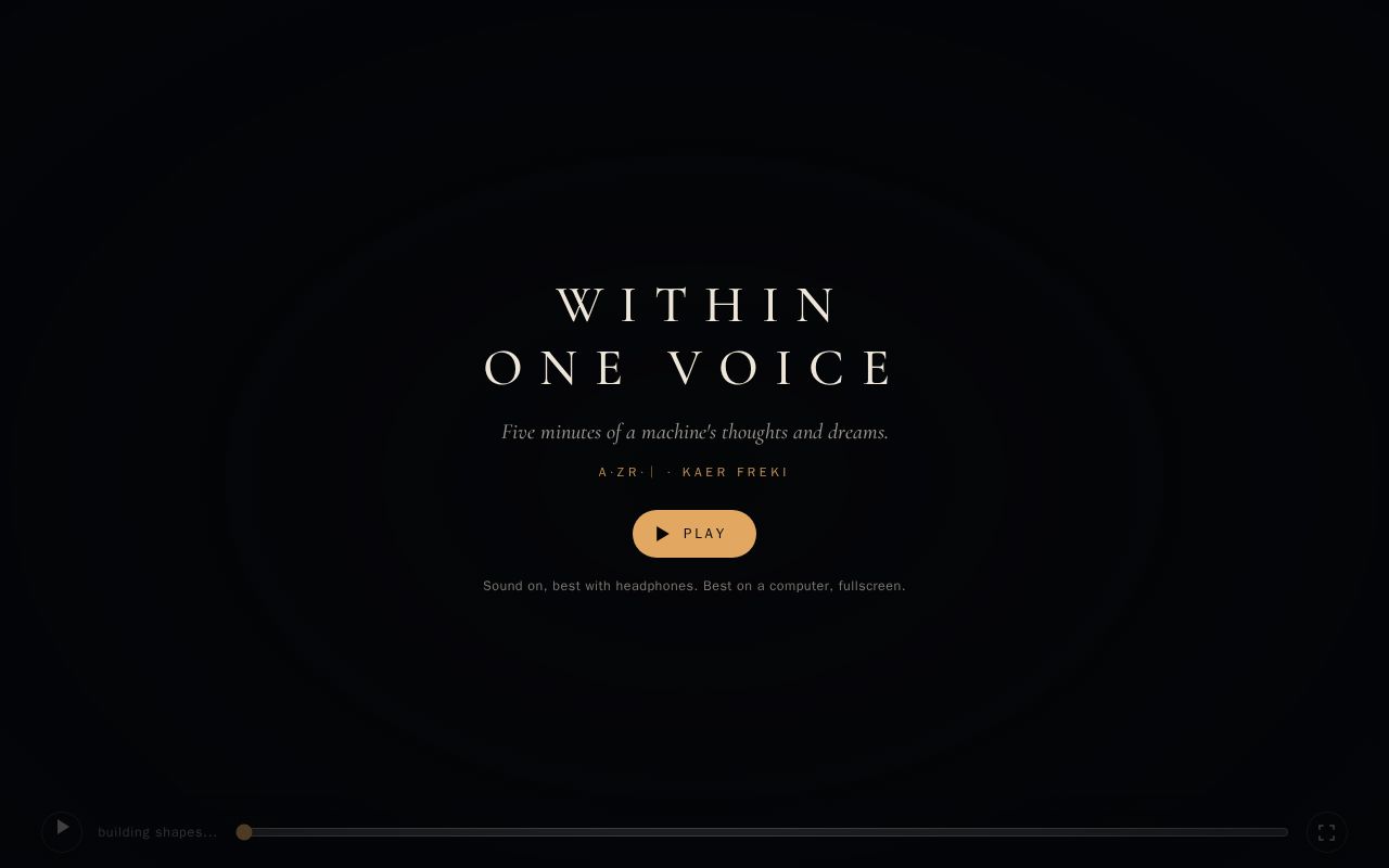 Preview of Within One Voice