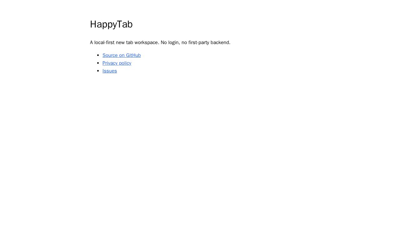 Preview of Happy Tab