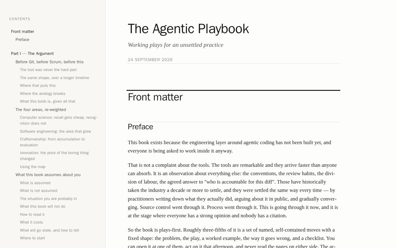 Preview of Agentic Playbook