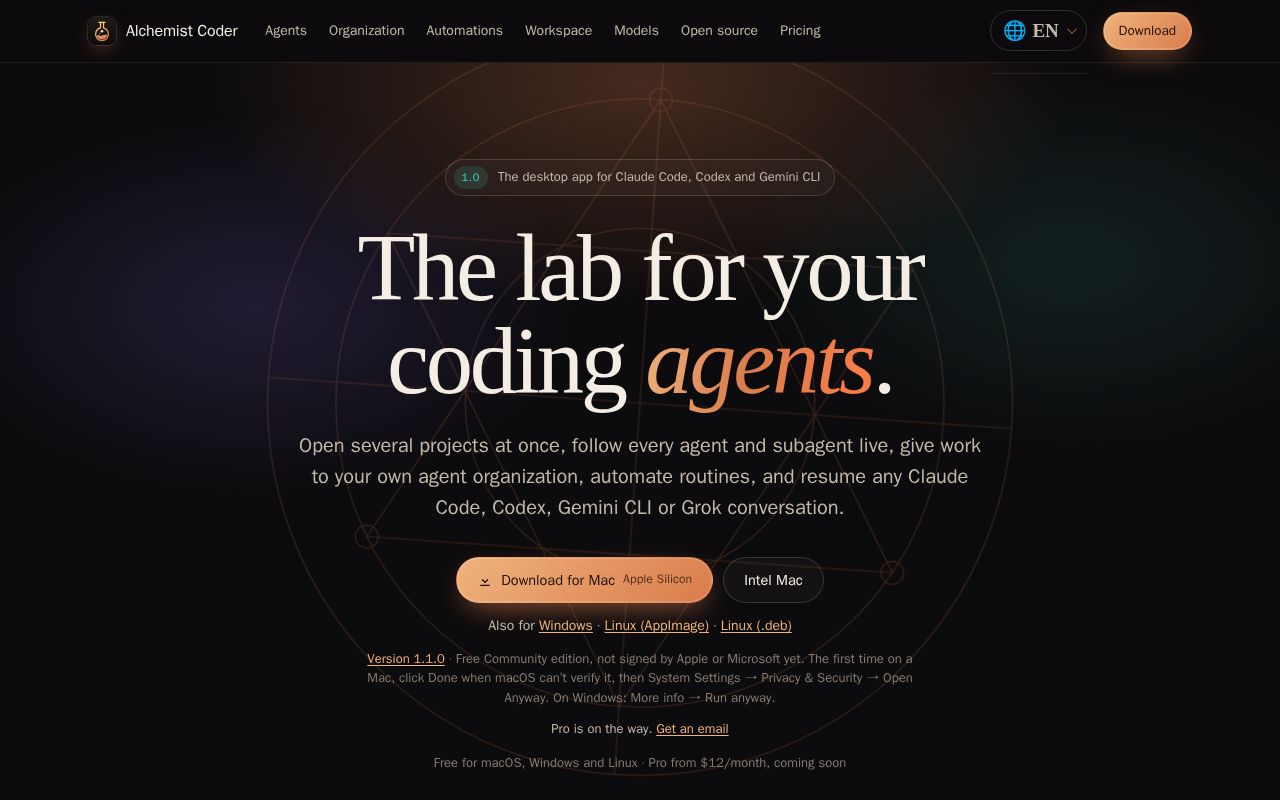 Preview of Alchemist Coder