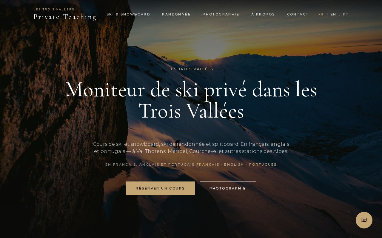 Preview of Site web pour enseignement ski