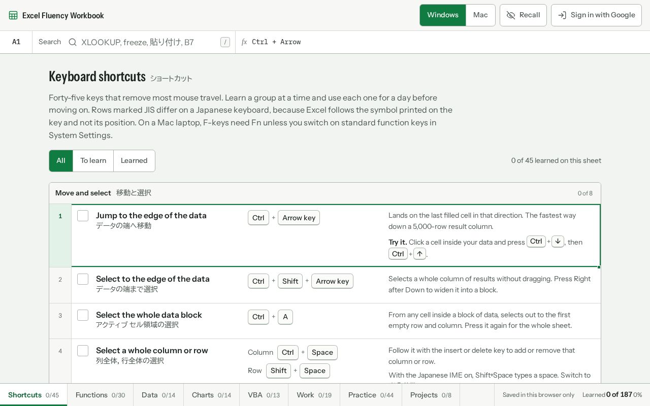 Preview of Excel Fluency Workbook