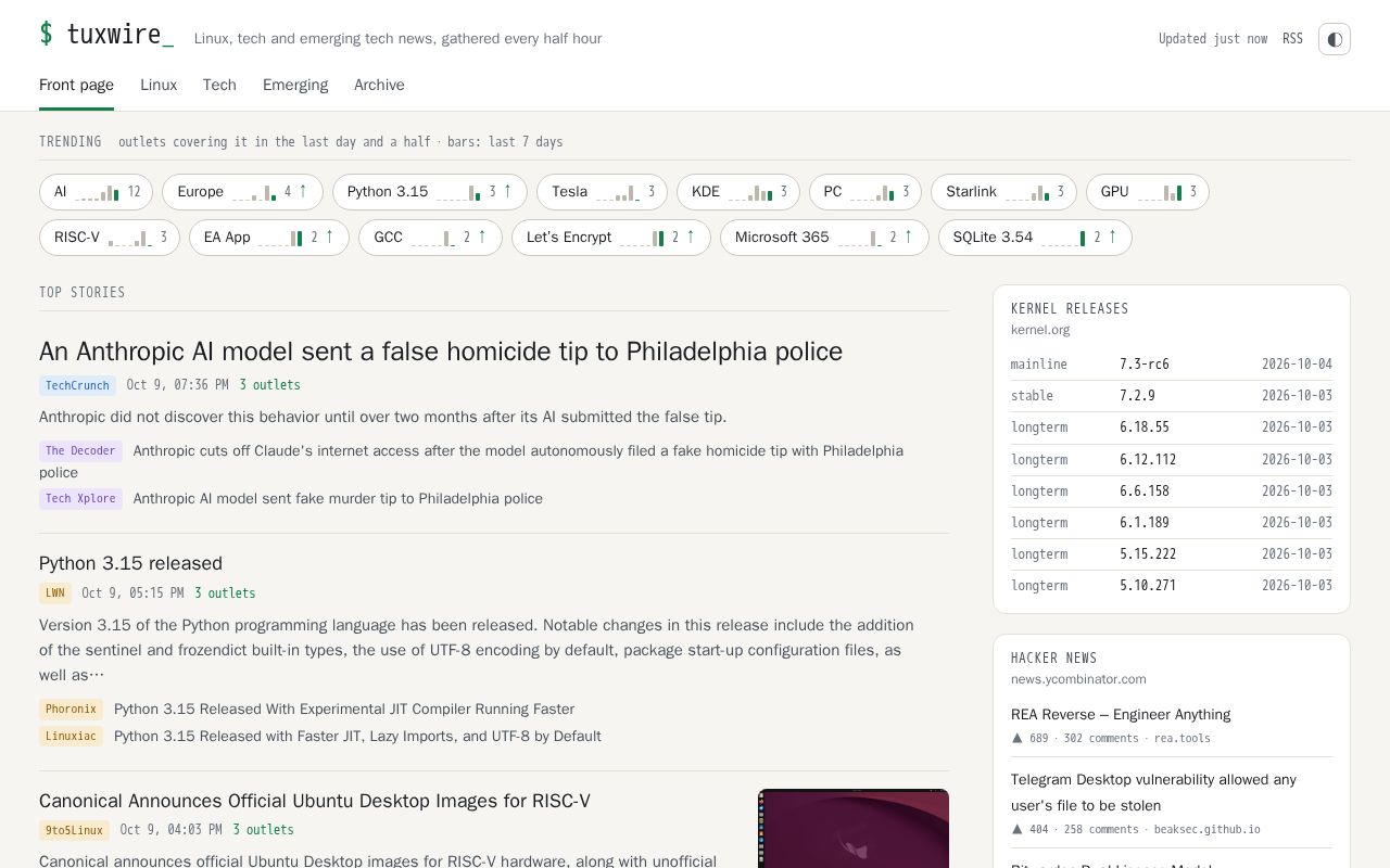 Preview of Tuxwire