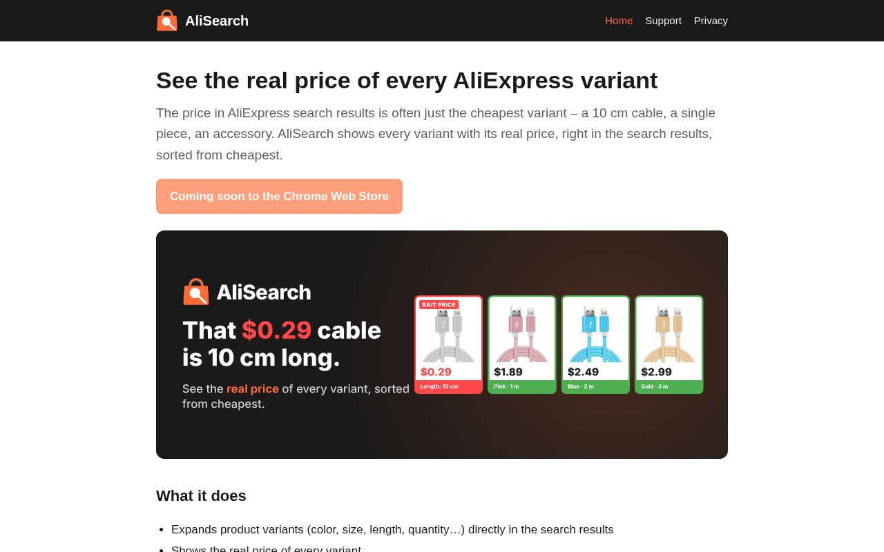 Preview of Alisearch Github Io