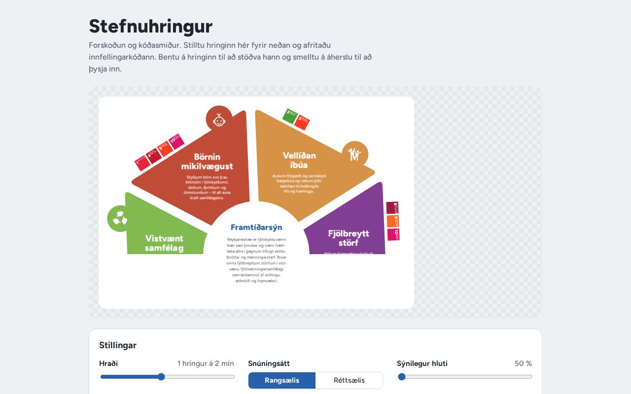 Preview of Stefnuhringur