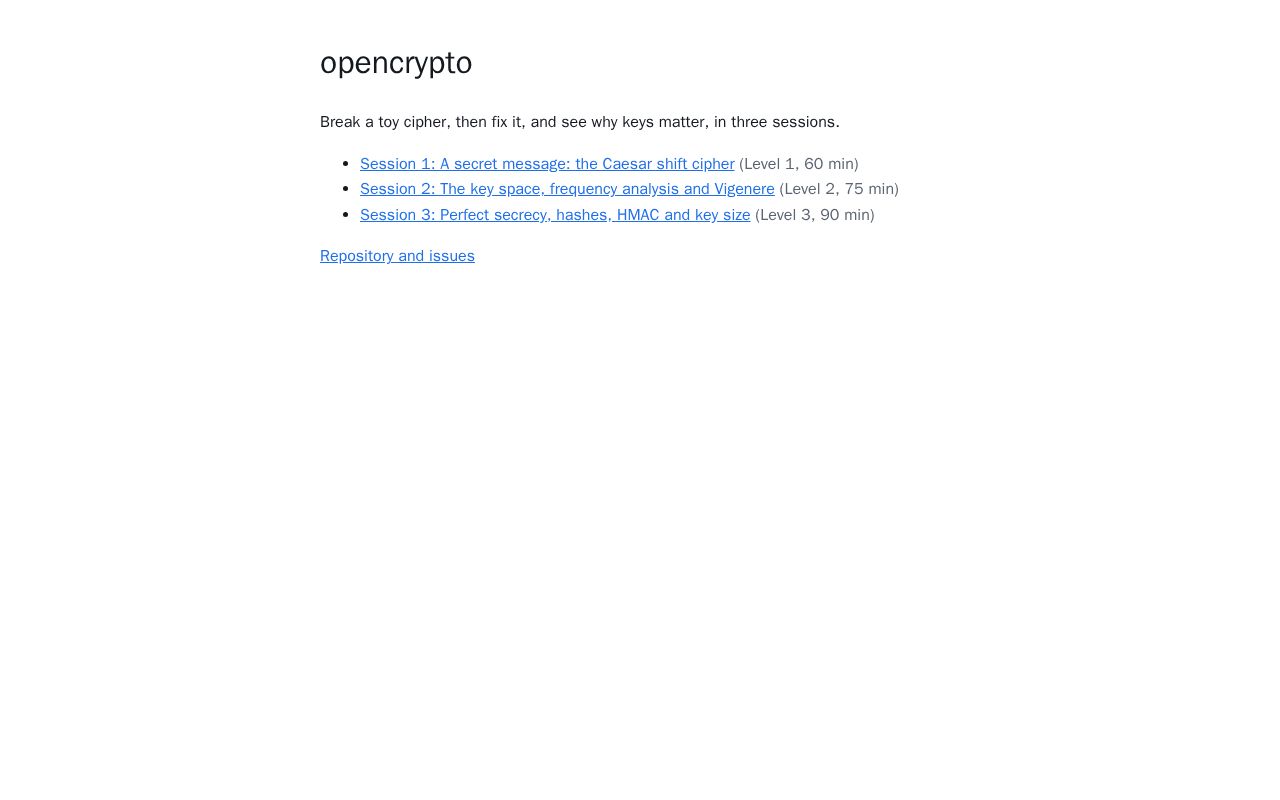 Preview of Opencrypto